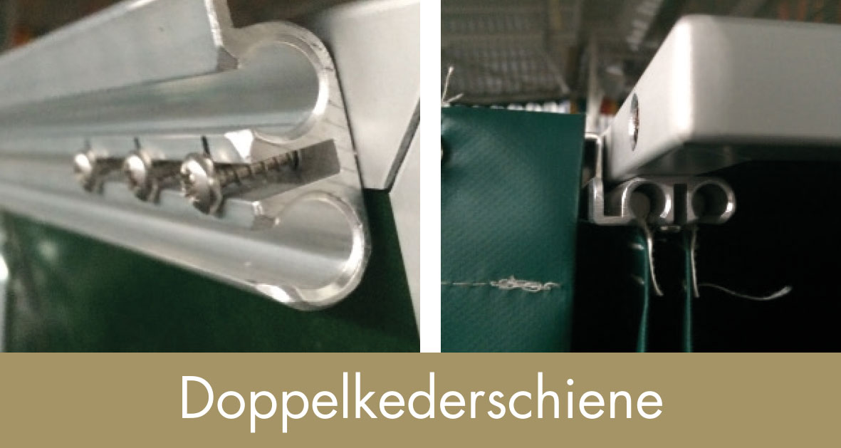 Doppelkederschiene